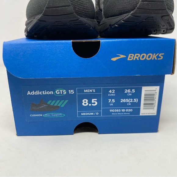 Brooks Addiction GTS 15 Men's Sneakers - Black - Picture 5 of 9